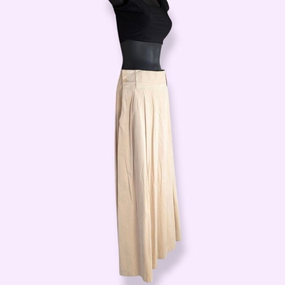 🍁V. Linda Lundstrom Pleated Ultra Suede Skirt - Picture 3 of 12